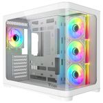 Itek DARK CAVE CURVED - Gaming Tower Bianco con Ventole ARGB
