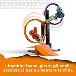 LEGO-City-Stuntz-60360-Sfida-Acrobatica--Anelli-Rotanti-Gare-per-1-o-2-Giocatori-con-Moto-Giocattolo-Giochi-per-Bambini