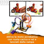 LEGO-City-Stuntz-60360-Sfida-Acrobatica--Anelli-Rotanti-Gare-per-1-o-2-Giocatori-con-Moto-Giocattolo-Giochi-per-Bambini