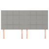 Testiere-4-pz-Grigio-Chiaro-100x5x78-88-cm-in-Tessuto