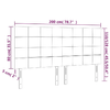 Testiere-4-pz-Grigio-Chiaro-100x5x78-88-cm-in-Tessuto