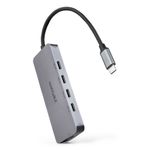 Nanocable 10.16.4505 hub di interfaccia USB 3.2 Gen 1 (3.1 Gen 1) Type-C 5000 Mbit/s Grigio