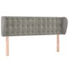 Testiera-ad-Orecchio-Grigio-Chiaro-83x23x118-128-cm-in-Velluto