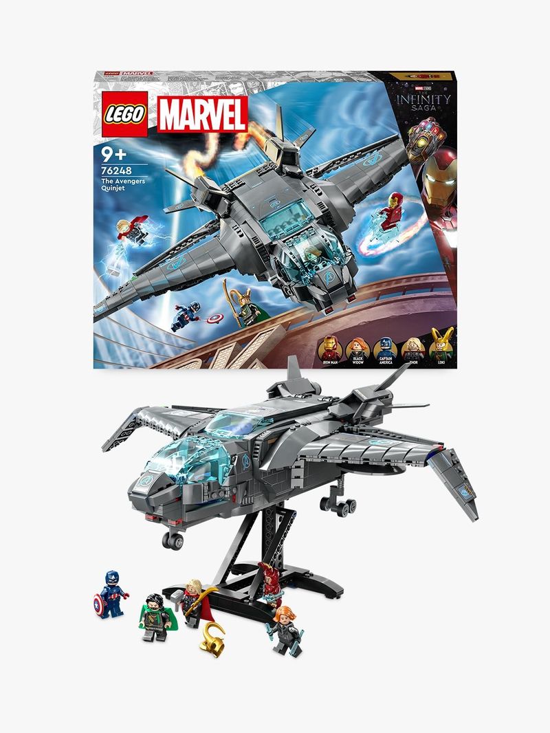 giochi-per-bambini-mattoncini-lego-costruzioni-lego-modellino-da-costruire-lego-marvel-supereroi-personaggi-marvel-avengers-lego-marvel-avengers-aereo-giocattolo-astronave-giocattolo-Thor-Iron-Man-Black-Widow-Loki-Captain-America