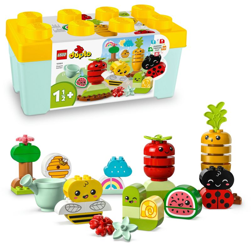 LEGO-DUPLO-10984-My-First-Giardino-Biologico-Giochi-per-Bambini-e-Neonati-da-15-anni-in-su-Educativi-ed-Impilabili