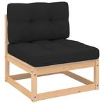 vidaXL-Set-Divani-da-Giardino-13-pz-con-Cuscini-Legno-Massello-di-Pino