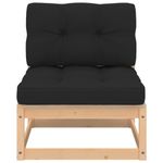 vidaXL-Set-Divani-da-Giardino-13-pz-con-Cuscini-Legno-Massello-di-Pino