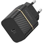 OTTERBOX EU WALL CHARGER 20W - - 1X USB-C 20W USB-PD BLACK