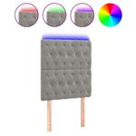 Testiera-a-LED-Grigio-Chiaro-200x7x118-128-cm-in-Velluto