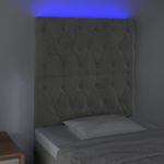 Testiera-a-LED-Grigio-Chiaro-200x7x118-128-cm-in-Velluto