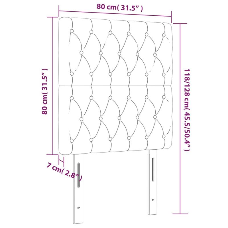 Testiera-a-LED-Grigio-Chiaro-200x7x118-128-cm-in-Velluto