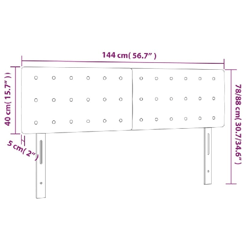 Testiere-2-pz-Rosa-72x5x78-88-cm-in-Velluto
