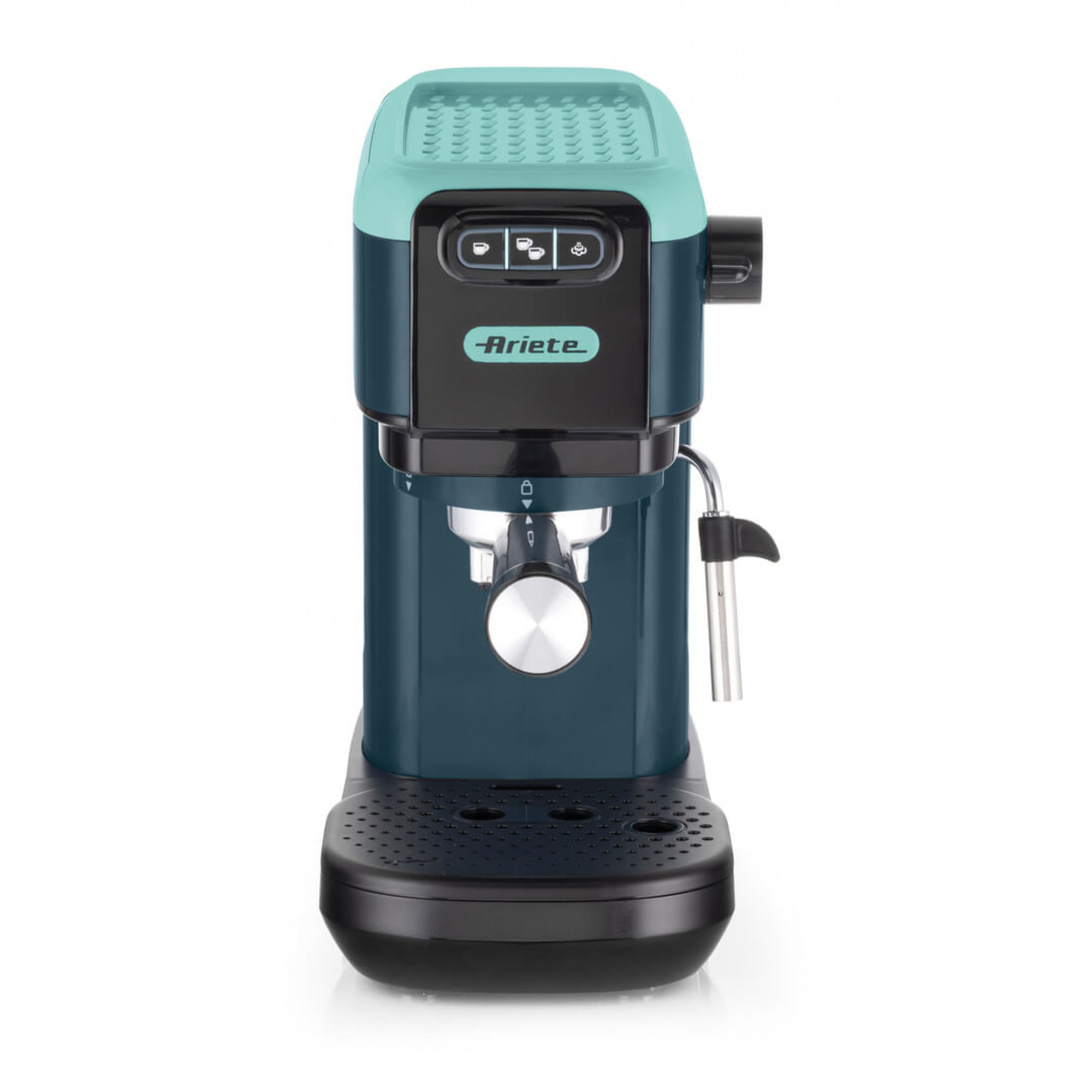 Ariete 1399 Macchina da caffè espresso Light Aquamarine, Per polvere e cialde ESE, 1300 W, Capacità 1,1L