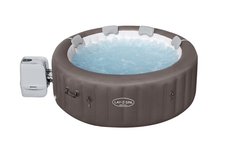 Bestway-Piscina-Idromassaggio-Dominica-Gonfiabile-Lay-Z-Spa-Marrone