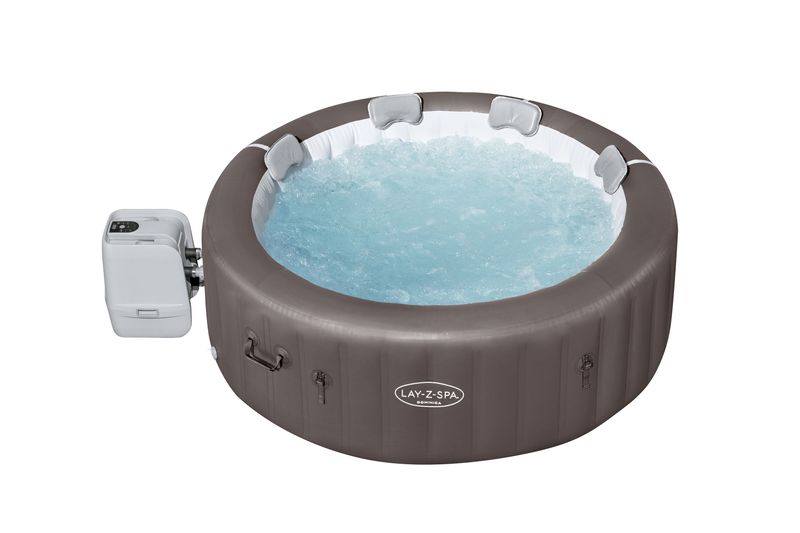 Bestway-Piscina-Idromassaggio-Dominica-Gonfiabile-Lay-Z-Spa-Marrone