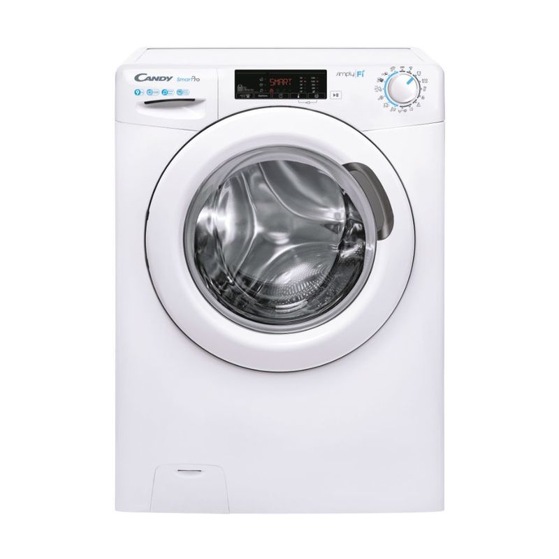 Candy-Smart-Pro-CSO-1295TW4-1-S-lavatrice-Caricamento-frontale-9-kg-1200-Giri-min-Bianco