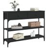 vidaXL-Tavolino-Consolle-Nero-100x25x75-cm-in-Legno-Multistrato