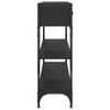 vidaXL-Tavolino-Consolle-Nero-100x25x75-cm-in-Legno-Multistrato