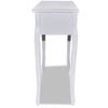 vidaXL-Tavolo-Consolle-da-Trucco-con-3-Cassetti-Bianco-