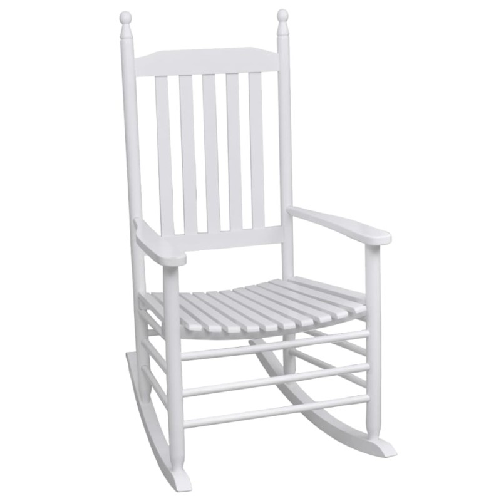 vidaXL-Sedia-a-Dondolo-con-Sedile-Curvo-Bianco-in-Legno