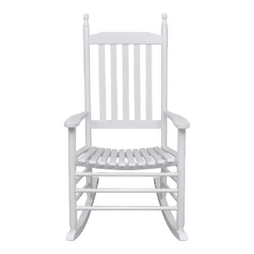 vidaXL-Sedia-a-Dondolo-con-Sedile-Curvo-Bianco-in-Legno