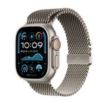 Apple Watch Ultra 2 49mm GPS + Cellular Cassa in Titanio Naturale con Loop in maglia milanese in titanio naturale