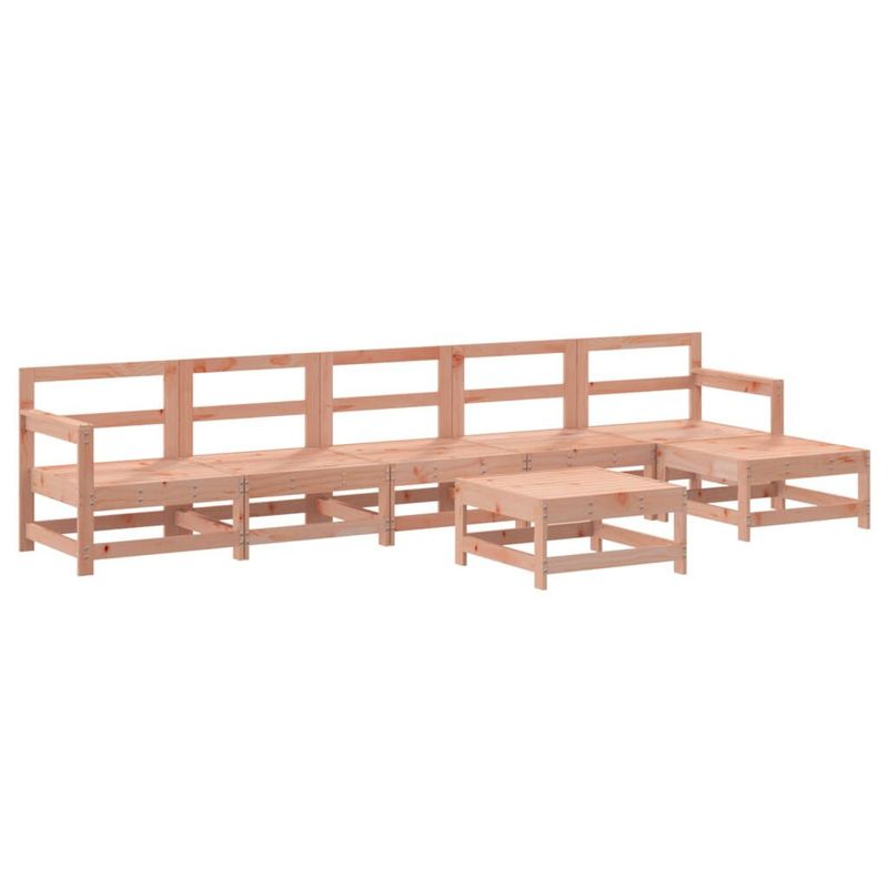 vidaXL-Set-Divani-Giardino-7-pz-con-Cuscini-Legno-Massello-di-Douglas