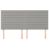 Testiera-4-pz-Grigio-Chiaro-80x5x78-88-cm-in-Tessuto