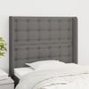 vidaXL-Testiera-ad-Orecchio-Grigio-Scuro-203x16x78-88-cm-in-Tessuto