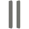 vidaXL-Testiera-a-LED-Grigio-Scuro-203x16x78-88-cm-in-Tessuto