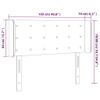 vidaXL-Testiera-ad-Orecchio-Bianca-103x16x78-88-cm-in-Similpelle