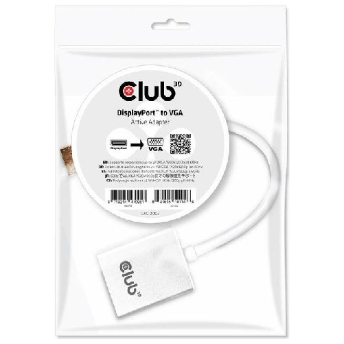 CLUB3D-Displayport-to-VGA-Active-Adapter