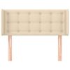 vidaXL-Testiera-ad-Orecchio-Crema-103x16x118-128-cm-in-Tessuto