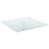 vidaXL-Piano-Tavolo-Bianco-30x30-cm-6mm-Vetro-Temperato-Aspetto-Marmo