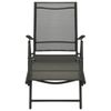 vidaXL-Set-Divani-da-Giardino-3-pz-in-Textilene-e-Alluminio-Nero