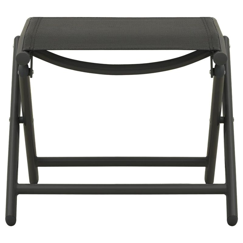 vidaXL-Set-Divani-da-Giardino-3-pz-in-Textilene-e-Alluminio-Nero