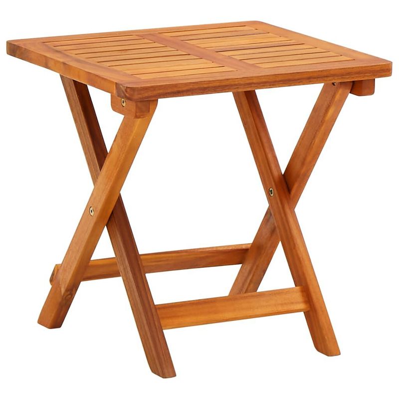 vidaXL-Lettino-Prendisole-2pz-con-Tavolo-e-Cuscini-Massello-d-Acacia