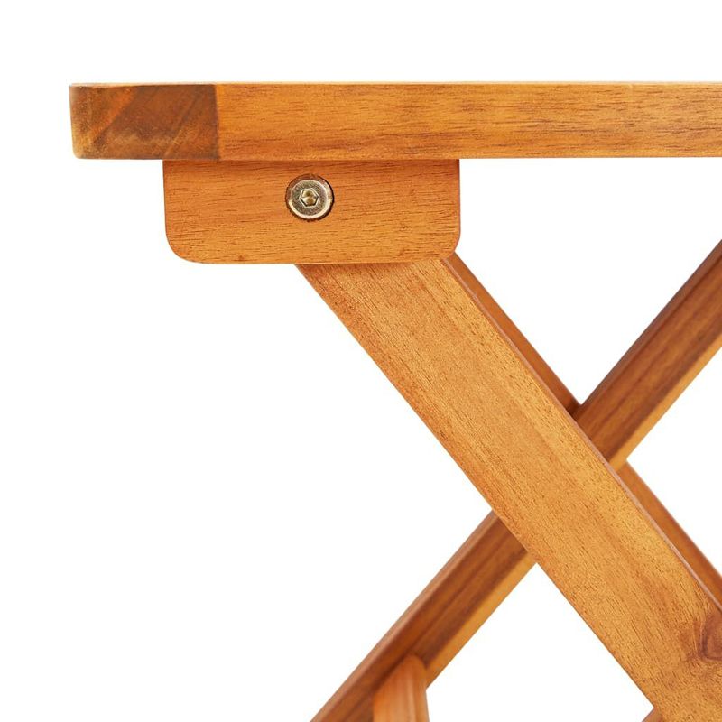 vidaXL-Lettino-Prendisole-2pz-con-Tavolo-e-Cuscini-Massello-d-Acacia