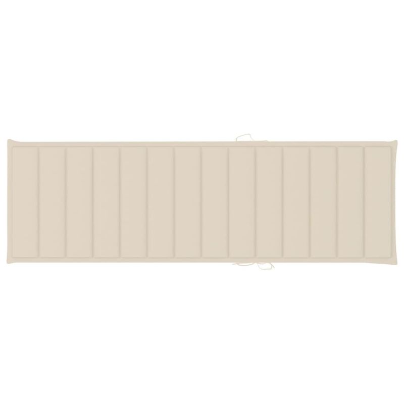 vidaXL-Lettino-Prendisole-2pz-con-Tavolo-e-Cuscini-Massello-d-Acacia