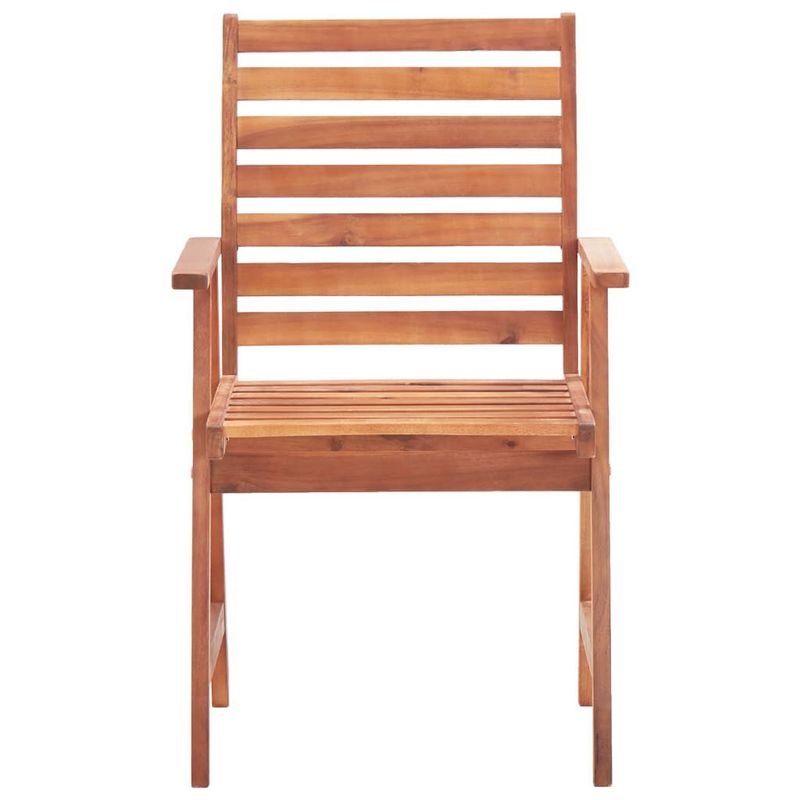 vidaXL-Sedie-da-Pranzo-da-Esterni-con-Cuscini-2-pz-Massello-di-Acacia