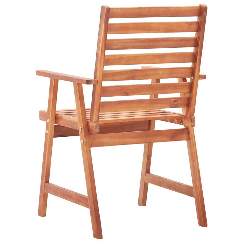 vidaXL-Sedie-da-Pranzo-da-Esterni-con-Cuscini-2-pz-Massello-di-Acacia