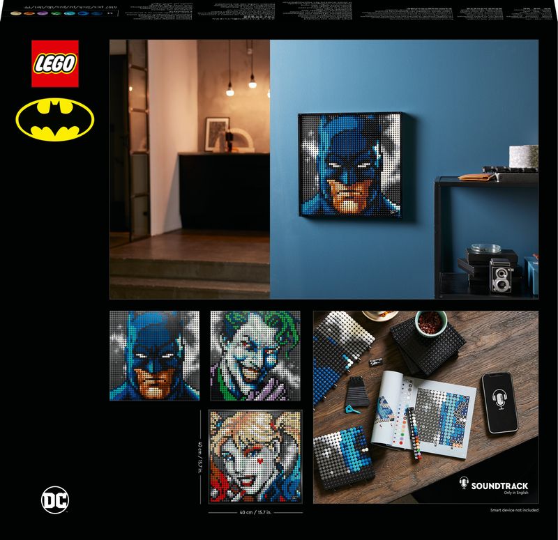 LEGO-Art-31205-Collezione-Jim-Lee-Batman-Poster-Fai-Da-Te-Idea-Regalo-Modellismo-Set-di-Lavoretti-Creativi-per-Adulti