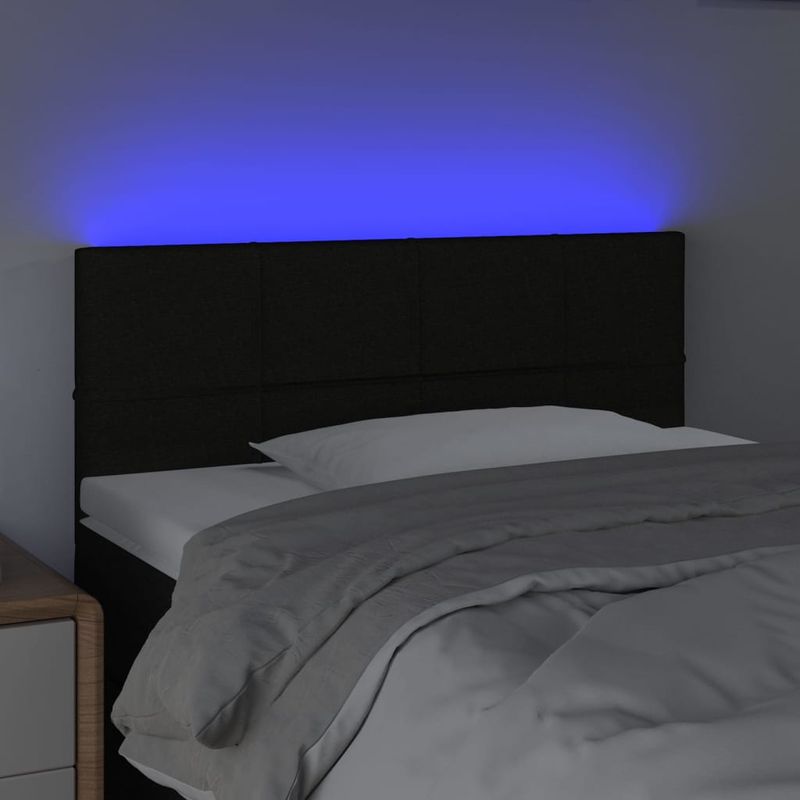Testiera-a-LED-Nera-180x5x118-128-cm-in-Tessuto