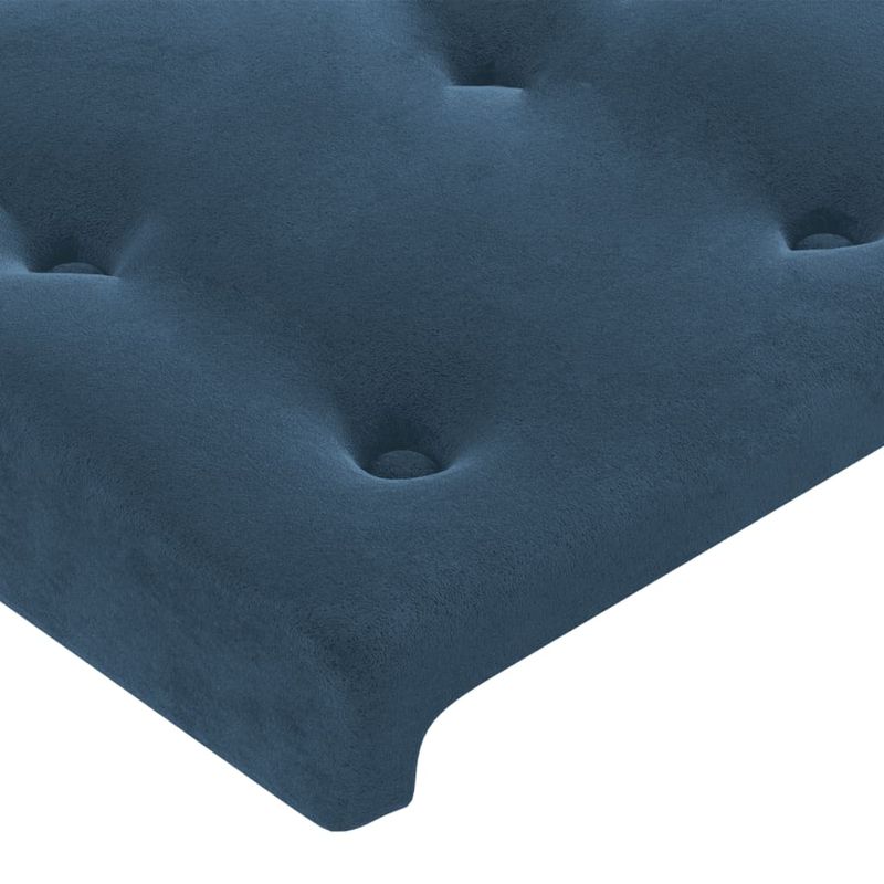 Testiera-ad-Orecchio-Blu-Scuro-147x23x118-128cm-in-Velluto