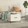 Tavolino-Salotto-con-Gambe-in-Metallo-Bianco-Lucido-50x50x40cm