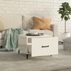 Tavolino-Salotto-con-Gambe-in-Metallo-Bianco-Lucido-50x50x40cm