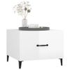 Tavolino-Salotto-con-Gambe-in-Metallo-Bianco-Lucido-50x50x40cm