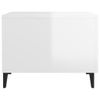 Tavolino-Salotto-con-Gambe-in-Metallo-Bianco-Lucido-50x50x40cm