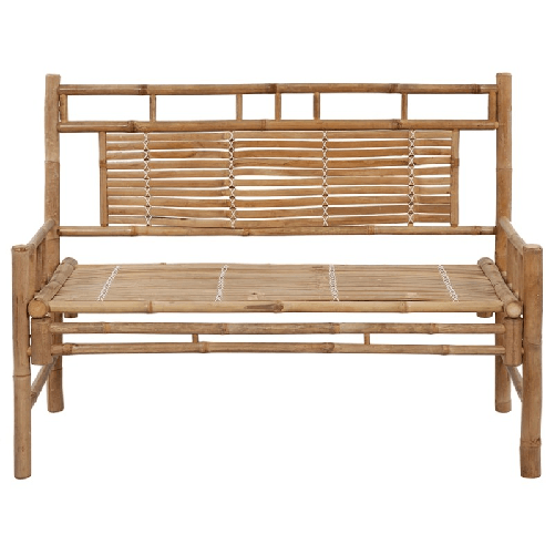 vidaXL-Panchina-da-Giardino-con-Cuscino-120-cm-in-Bambu