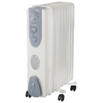 Pyramidea TL009 stufetta elettrica Interno Grigio 2000 W Riscaldatore ambiente elettrico a olio